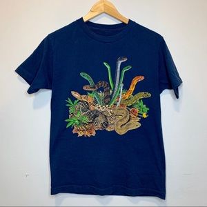 ‘Snakezzz of North America’ Navy Blue T-Shirt